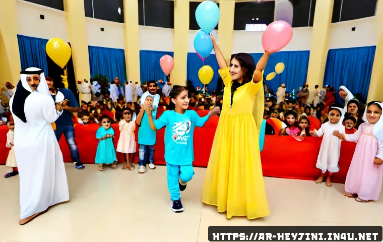 Home 17 헤이지니와 관련된 이벤트 - Photorealistic family-friendly children’s entertainment event in a bright indoor community hall in D...